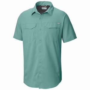 Columbia Silver Ridge Lite™ Shortärmad Skjorta Herr Gröna (ZEHQL7630)